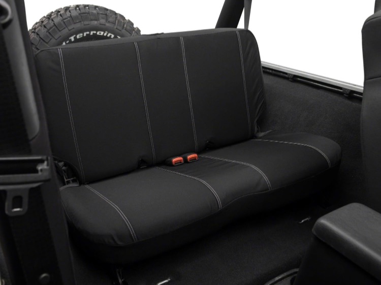 Photo 1 of **MODEL FIT UNSPECIFIED - CHECK PHOTOS FOR REFERANCE**
Barricade Custom Rear Seat Cover; Black