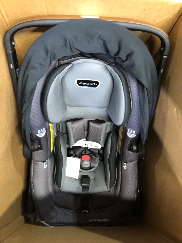 Photo 1 of **MANUFACTURED 9/02/2023**
Shyft DualRide with Carryall Storage Infant Car Seat and Stroller Combo (Boone Gray)