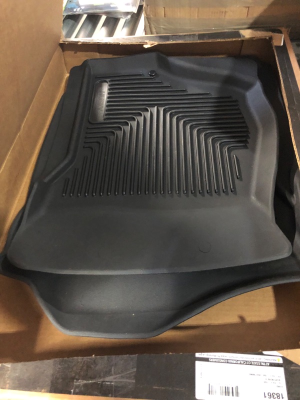 Photo 2 of Husky Liners | Weatherbeater | Fits 2015 - 2023 Ford F-150 SuperCrew/SuperCab/Lightning | Front Row Liner, Black | 18361