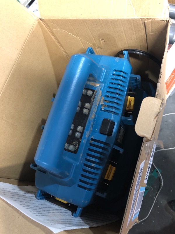 Photo 1 of ?Rapid & Wall Hole? Replacement 6 Port Chrager for Makita 18V Six Port Lithium-Ion Charger Fast Charge with Power Button,6 LED Indicators