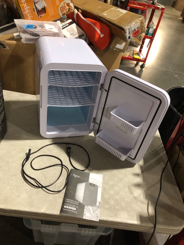 Photo 4 of ***NONREFUNDABLE - NOT FUNCTIONAL - FOR PARTS ONLY - SEE COMMENTS***
Cooluli 20L Mini Fridge For Bedroom - Car, Office Desk & College Dorm Room - Glass Front & Digital Temperature Control - 12v Small Refrigerator for Food, Drinks, Skin Care, Beauty & Brea