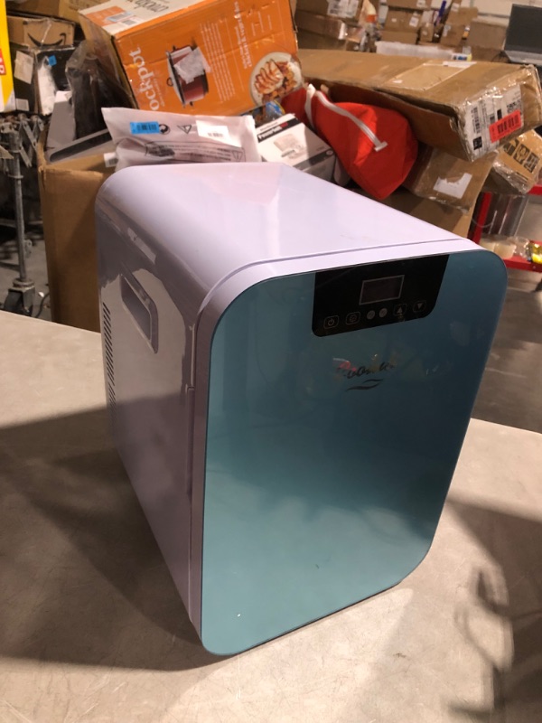 Photo 5 of ***NONREFUNDABLE - NOT FUNCTIONAL - FOR PARTS ONLY - SEE COMMENTS***
Cooluli 20L Mini Fridge For Bedroom - Car, Office Desk & College Dorm Room - Glass Front & Digital Temperature Control - 12v Small Refrigerator for Food, Drinks, Skin Care, Beauty & Brea