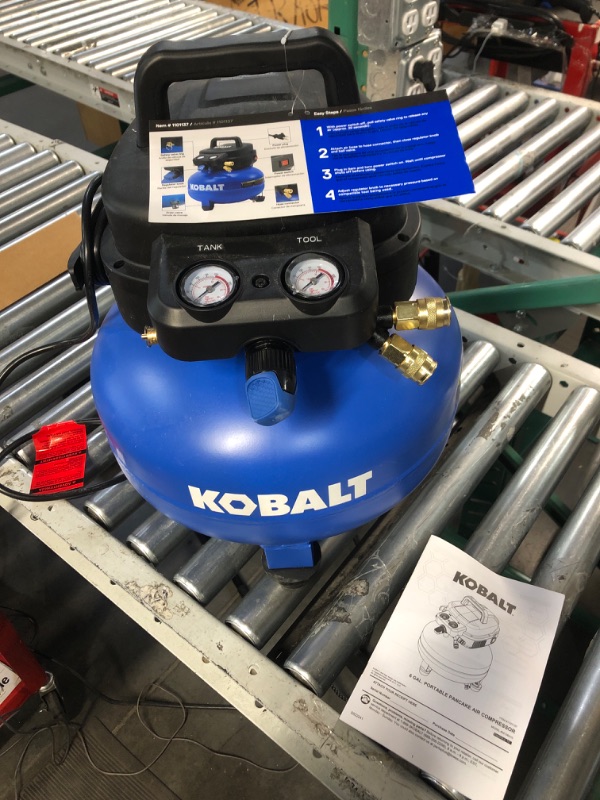 Photo 3 of **see notes
Kobalt 6-Gallons Portable 150 PSI Pancake Air Compressor