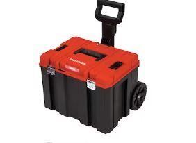 Photo 1 of CRAFTSMAN VERSASTACK 20-in Red Plastic Wheels Lockable Tool Box
