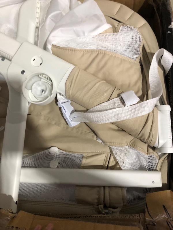 Photo 7 of Baby Delight Beside Me Dreamer Bassinet | Bedside Sleeper & Baby Bassinet | 6-Position Height Adjustment | Organic Oat