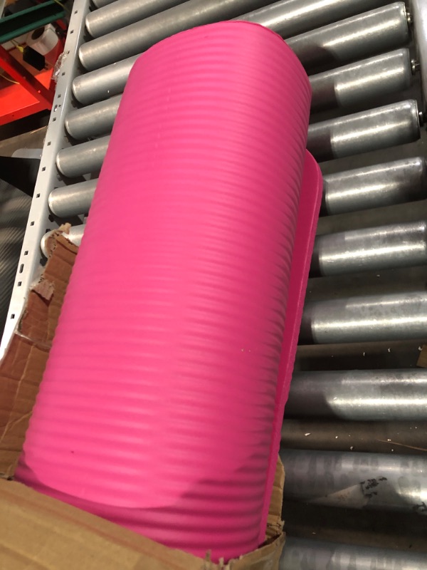 Photo 3 of  1/2-Inch Extra Thick Exercise Yoga Mat (Pink)