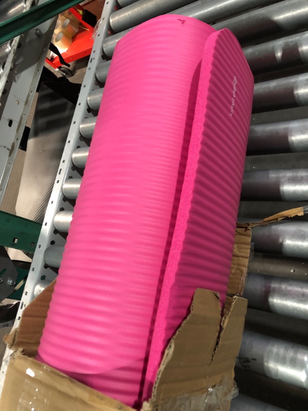 Photo 2 of  1/2-Inch Extra Thick Exercise Yoga Mat (Pink)