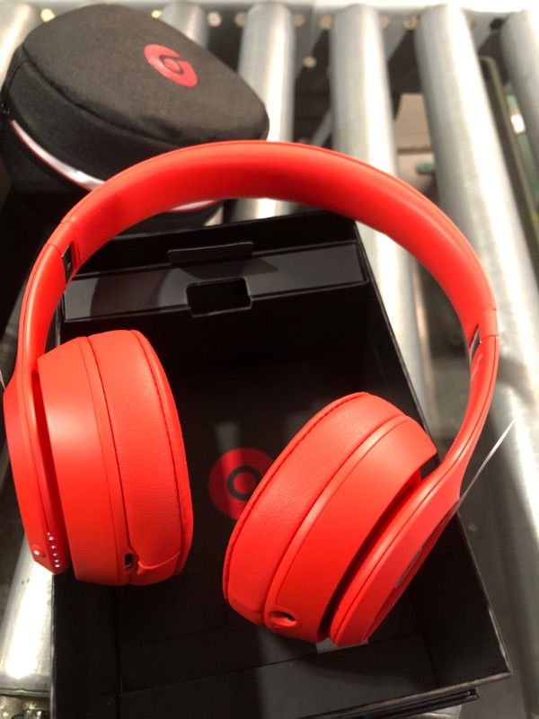 Photo 2 of Beats Solo3 Wireless On-Ear Headphones (Red)( 