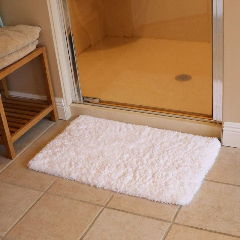 Photo 1 of *****REFERENCE PHOTO***** 
Carlstar Bathroom Rugs Bath Mat 20" x 32",Soft Shaggy White