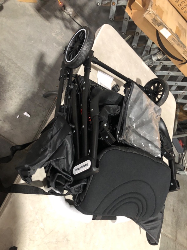 Photo 6 of ***USED - LIKELY MISSING PARTS - UNABLE TO VERIFY FUNCTIONALITY***
Cozykid Bser Baby Stroller, Black, Folding, Baby Stroller, Suitable for 0-36 Months Newborn, Lightweight Baby Stroller with Large Storage Basket and Adjustable Handle