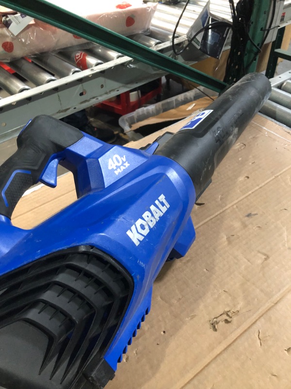 Photo 3 of ***BLOWER ONLY****
Kobalt Gen4 40-Volt 520-CFM 120-MPH Brushless Handheld Cordless Electric Leaf Blower 