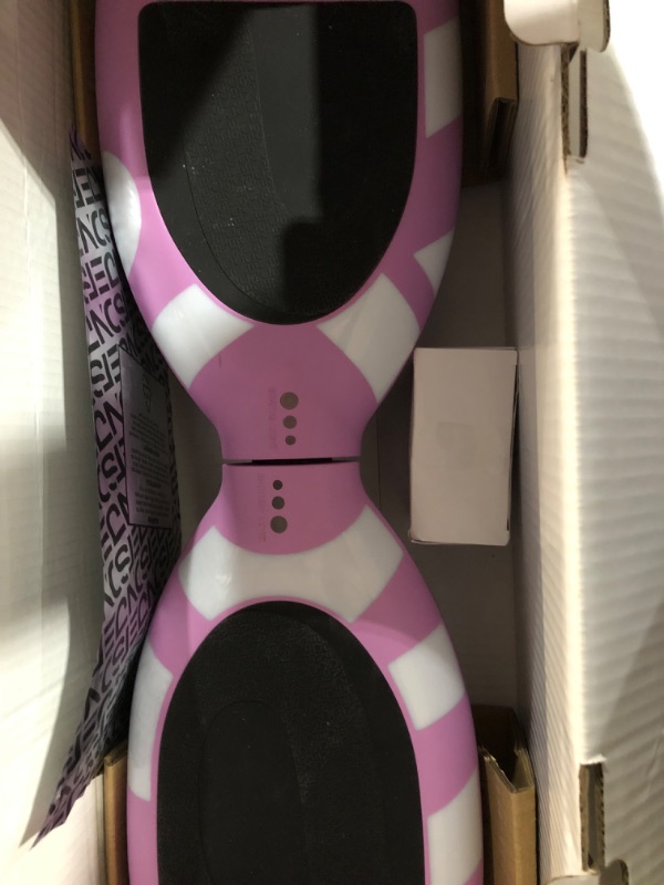 Photo 3 of ***MINOR DAMAGE*SCUFFS ON WHEELS*USED*POWERS ON***
Jetson All Terrain Light Up Self Balancing Hoverboard with Anti-Slip Grip Pads, for riders up to 220lbs Purple