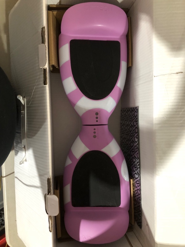 Photo 5 of ***MINOR DAMAGE*SCUFFS ON WHEELS*USED*POWERS ON***
Jetson All Terrain Light Up Self Balancing Hoverboard with Anti-Slip Grip Pads, for riders up to 220lbs Purple