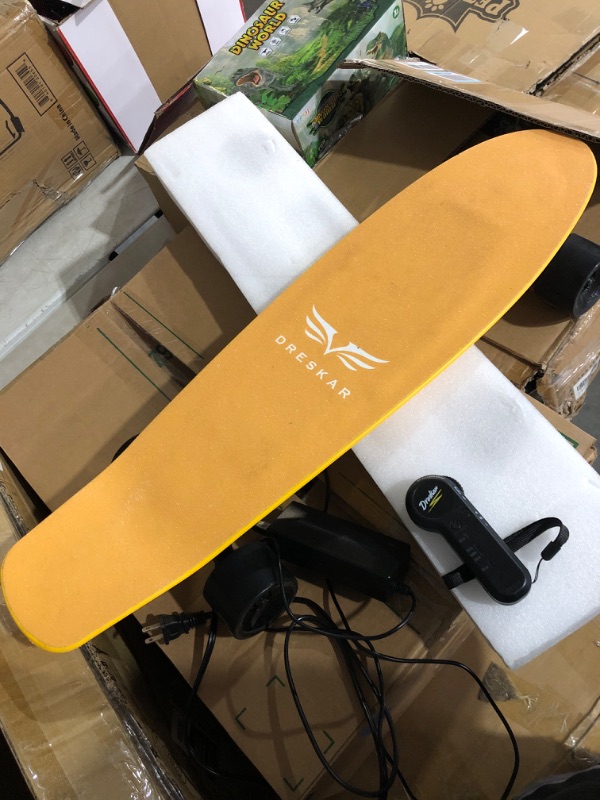 Photo 3 of (NON-REFUNDABLE) Electric Skateboards, Longboard Cruiser with Remote Control, 350W Motor,Top Speed12.5 MPH 5/7 Miles Range 3 Speeds Adjustment, Electric Skateboards for Adults Beginners Kids Teens