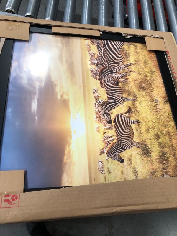 Photo 2 of JD ART GALLERY Poster Frame 20x20 Black, Handcrafted with Eco-friendly Wood and Polished Plexiglass, Flexible Hanging in Horizontal or Vertical Format and Hanging Hardware Included