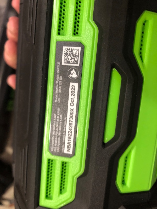 Photo 5 of ***NOT FUNCTIONAL - SEE COMMENTS***
EGO Power+ LB6700 670 CFM 180 MPH 56V Lithium-Ion Cordless Electric Variable-Speed Blower