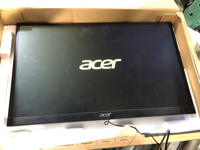 Photo 3 of Acer 21.5 Inch Full HD (1920 x 1080) IPS Ultra-Thin Zero Frame Computer Monitor (HDMI & VGA Port), SB220Q bi