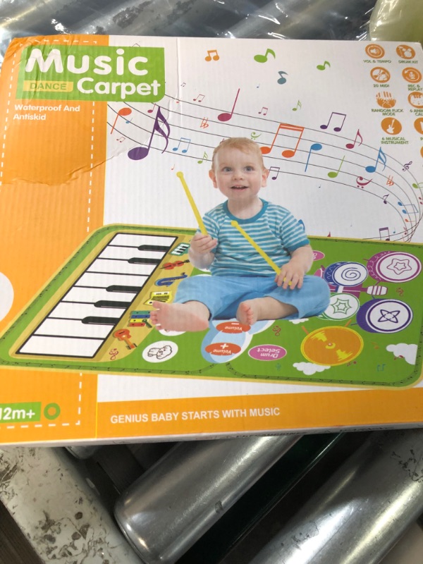 Photo 2 of Biulotter 1 Year Old Girl Gifts, Piano Mat Baby Toys for 1 Year Old Girls & Boys, 3 in 1 Music Mat with Keyboard & Drum, Early Educational Musical Toys Birthday Gifts for 1 2 3 Year Old Girls & Boys