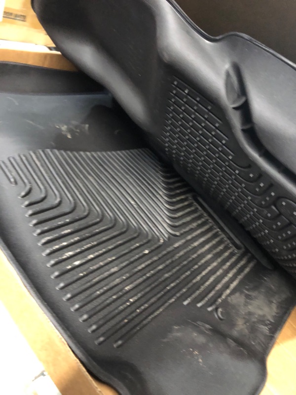 Photo 6 of Husky Liners X-act Contour Series | Front Floor Liners - Black | 53341 | Fits 2015-2022 Ford F-150 Crew/SuperCrew/Extended Cab 2 Pcs Black 