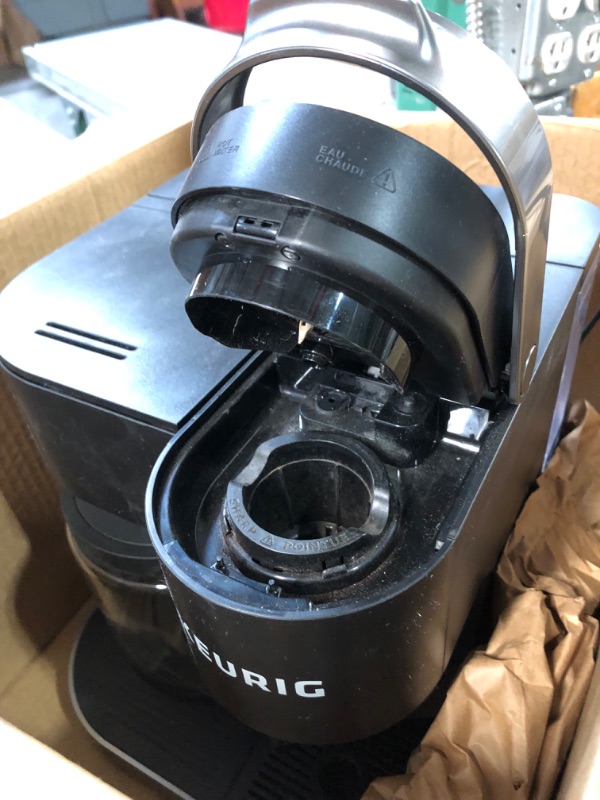 Photo 3 of *NO REFUNDS SELLING FOR PARTS* Keurig K-Duo Coffee Maker, Single Serve and 12-Cup Carafe Drip Coffee Brewer, Compatible with K-Cup Pods and Ground Coffee, Black