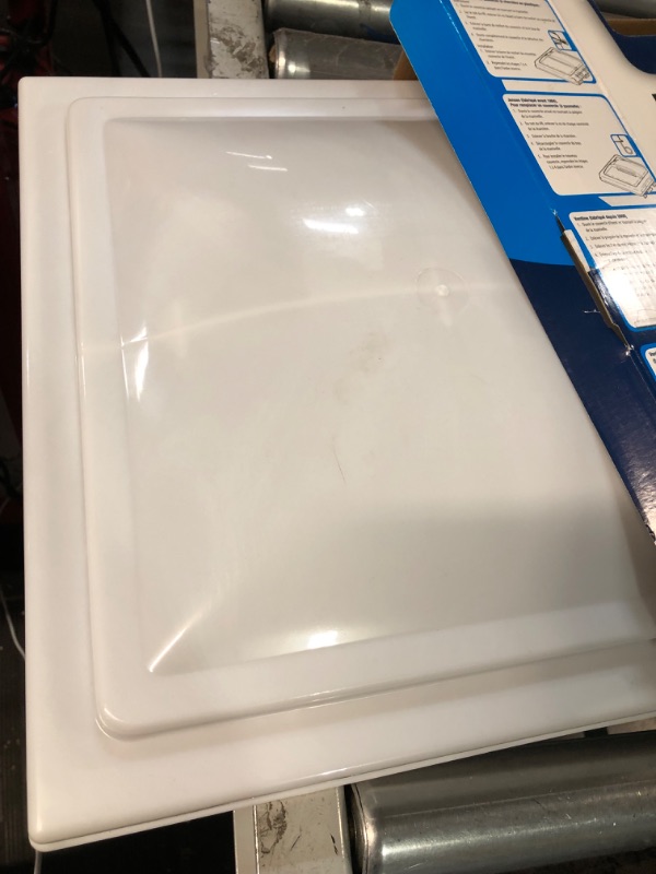 Photo 2 of Camco 40155/40158 White Polypropylene Vent Lid - Ventline (pre 2008) & Elixir (since 1994) Ventline (Pre '08 Models)/Elixir ('94 & Up Models) White