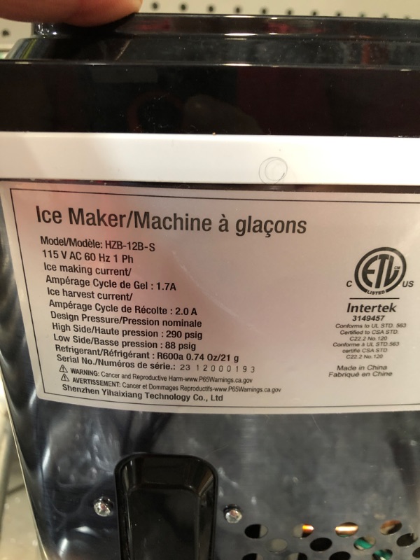 Photo 4 of (READ FULL POST) Ice Makers Countertop, Self-Cleaning Function, Portable Electric Ice Cube Maker Machine