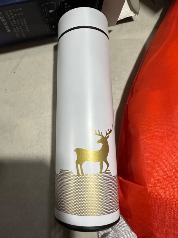 Photo 3 of Vacuum insulated stainless steel thermos cup 16 ounces- white