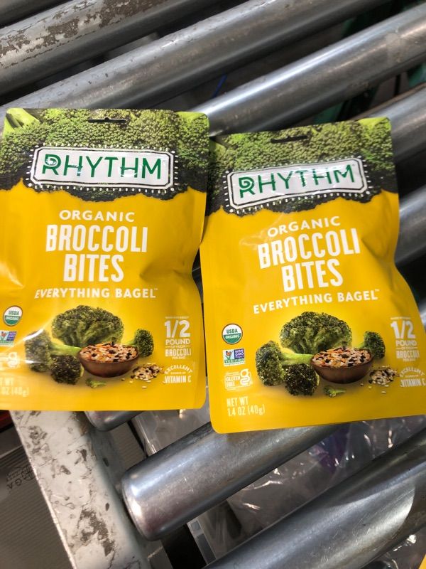 Photo 2 of ***NON-REFUNABLE EXP JUL,12, 2024***
Rhythm Superfoods Crunchy Broccoli Bites,  Organic & Non-GMO, 1.4 Oz (2 PACK)