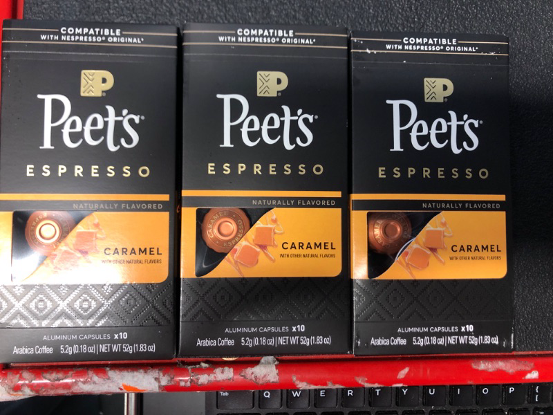 Photo 2 of ***NON REFUNDABLE, EXP 07/02/24***
Peets Coffee Caramel Dark Roast Espresso Capsules - 10ct (3 Pack)