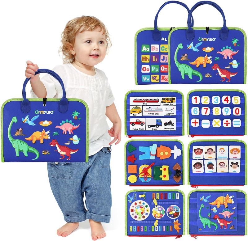 Photo 1 of ***STOCK PHOTO FOR REFERENCE ONLY***
UKKUER Busy Board for Toddlers, Preschool Learning Activities with Alphabet Number