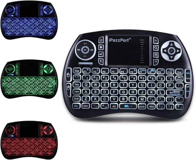 Photo 1 of  iPazzPort Mini Bluetooth Keyboard with Touchpad (Handheld Keyboard)