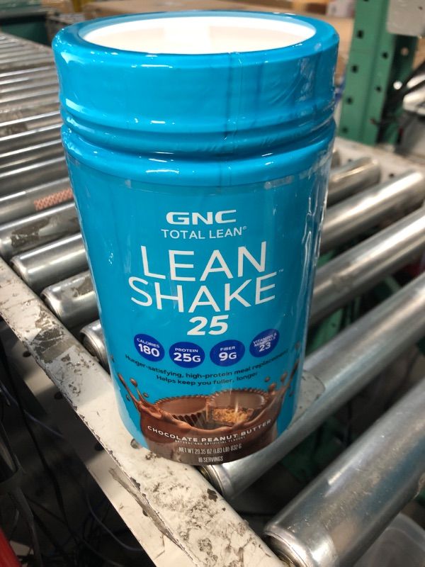 Photo 2 of ***NON-REFUNDABLE, EXP 04/18/2024****
GNC Total Lean | Lean Shake 25 Protein Powder 16 Servings Chocolate Peanut Butter 1.83 Pound (Pack of 1)