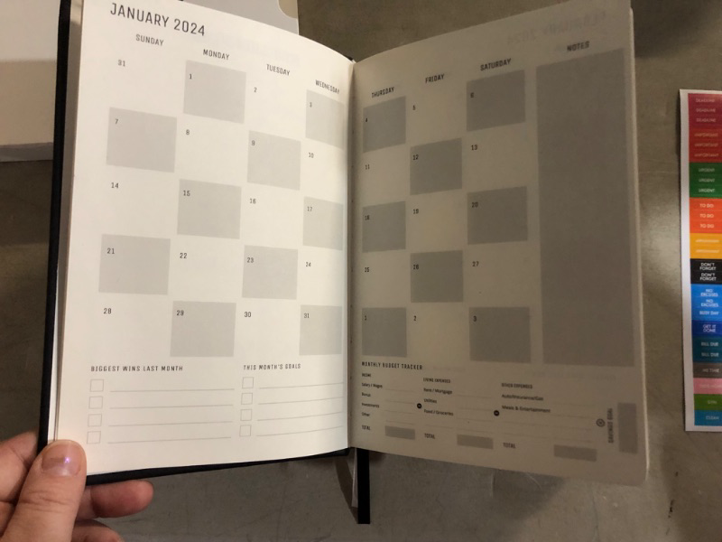 Photo 6 of 2024 Planner PRO - Dated 2024 Planner - Daily , Weekly  & Monthly  - 5.8" x 8.3" 