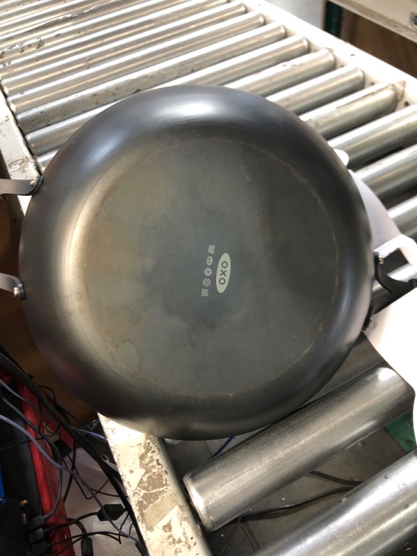 Photo 3 of **READ NOTES***
OXO Obsidian Pre-Seasoned Carbon Steel, 12" Wok Pan 