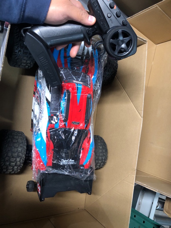 Photo 3 of ARRMA RC Truck 1/10 VORTEKS 4X4 3S BLX Stadium Truck RTR (Batteries and Charger Not Included), Red, ARA4305V3T1