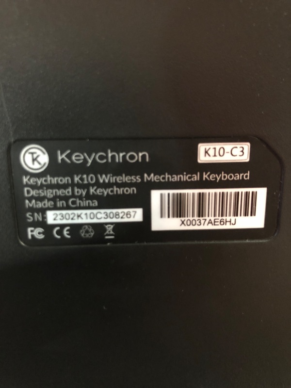 Photo 3 of Keychron K10 Full Size Wireless Gaming Mechanical Keyboard, 104 Keys RGB LED Backlight N-Key Rollover 