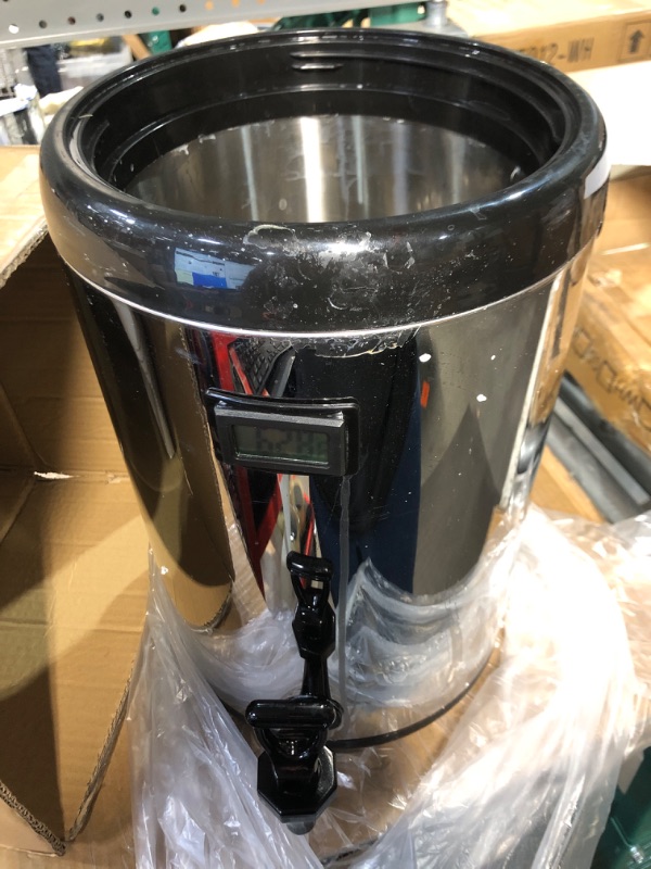 Photo 2 of ****READ NOTES****
Insulated Beverage Dispenser 10 QT/2.7 Gallon, Stainless Steel Beverage Dispenser Cold and Hot 