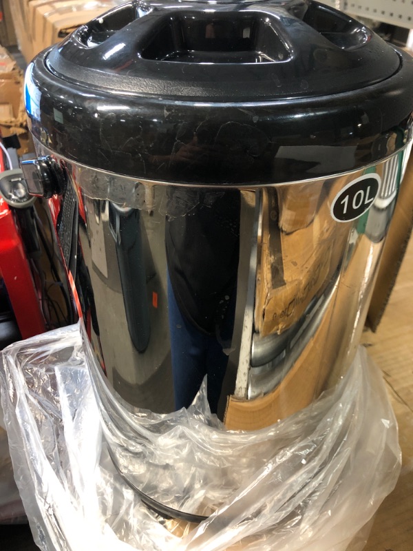 Photo 5 of ****READ NOTES****
Insulated Beverage Dispenser 10 QT/2.7 Gallon, Stainless Steel Beverage Dispenser Cold and Hot 