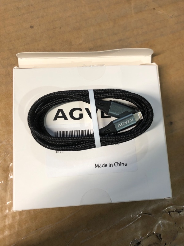 Photo 2 of AGVEE 3.3ft USB-C to Lightning DAC Audio Adapter Cable Converter 