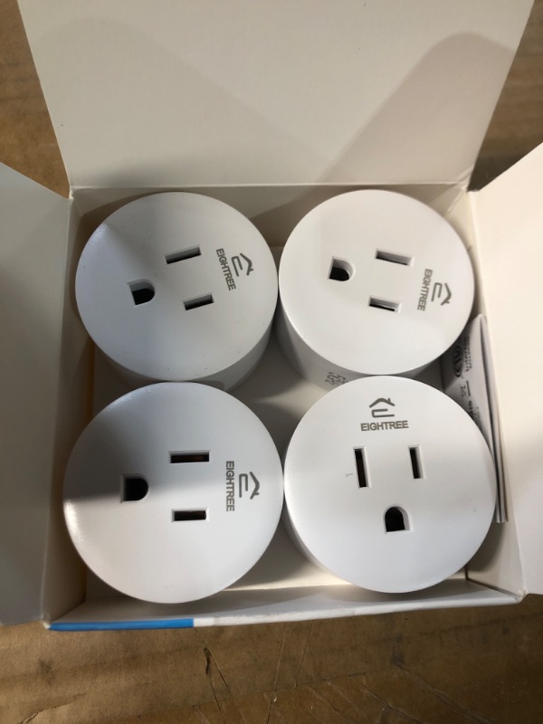 Photo 2 of Eightree Smart Plug for 5GHz & 2.4GHz, Smaet Outlet WiFi Socket  4 Pack