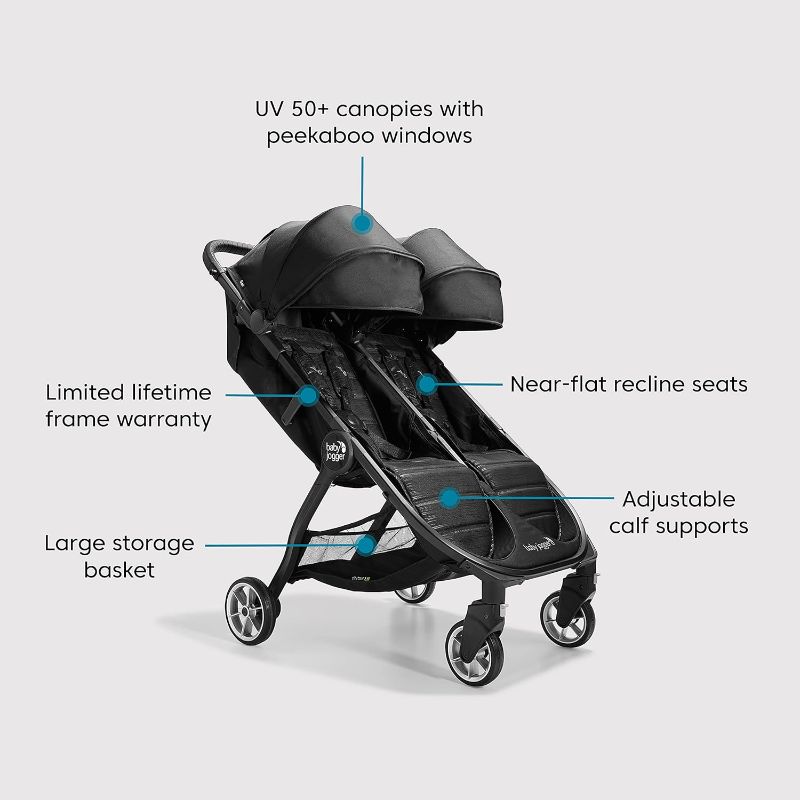 Photo 5 of (READ FULL POST) Baby Jogger City Tour 2 Double Stroller
