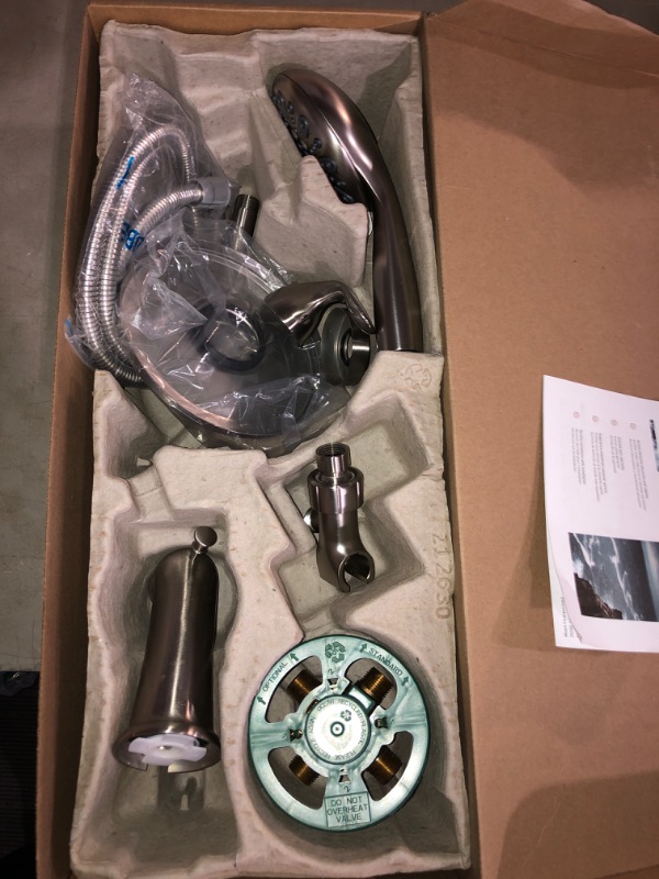 Photo 2 of **MISSING ITEMS, UNABLE TO TEST IF FUNCTIONAL** Moen 82304SRN Engage Magnetix Multi-Function Handshower and Rainshower Combo, Spot Resist Brushed Nickel