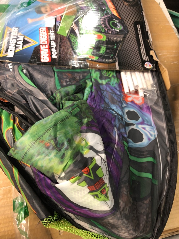 Photo 1 of *MISSING PARTS* Monster Jam Grave Digger Pop Up Tent
