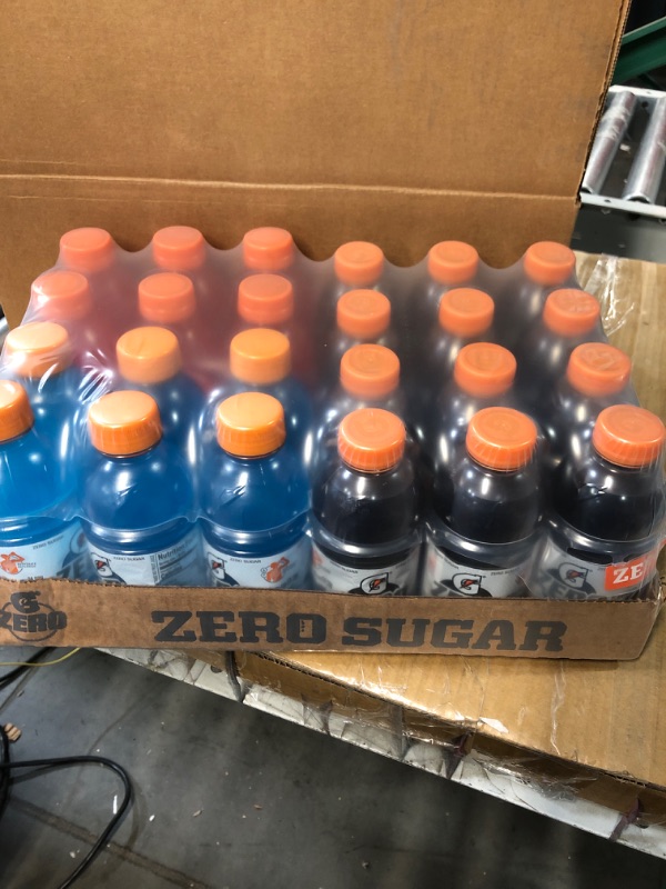 Photo 2 of ***NON-REFUNDABLE,EXP:01/04/2024 ***
Gatorade Thirst Quencher, Frost Variety-ZERO Pack 2.0, 12 Fl Oz (Pack of 24)