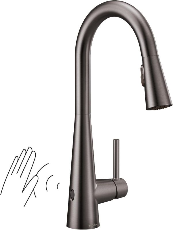 Photo 1 of ****READ NOTES****
Moen Sleek Spot Resist Stainless Motionsense Wave Sensor Touchless One-Handle High Arc Pulldown