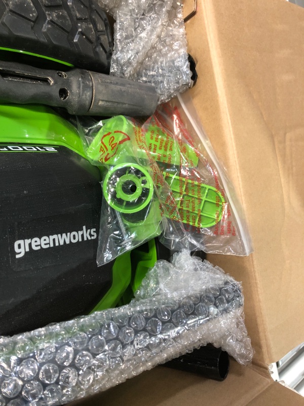 Photo 4 of **PARTS ONLY, NON FUNCTIONAL***
Greenworks 2100 PSI 1.2-GPM-Gallons Cold Water Electric Pressure Washer