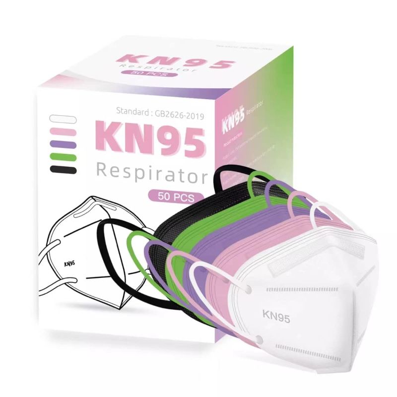 Photo 1 of  KN95 Face Masks 50Pack, 5-Ply Breathable Disposable -Multicolor 