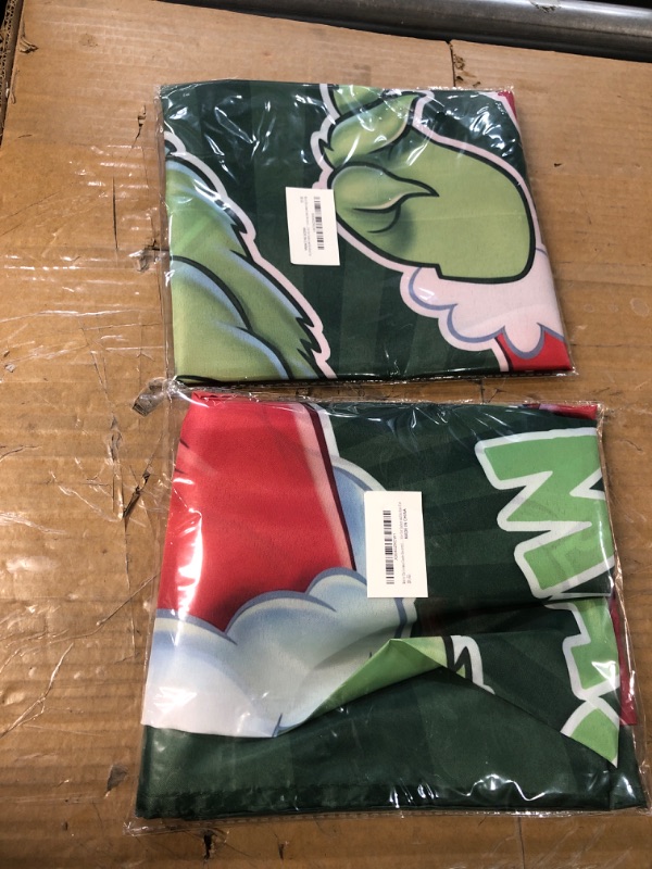 Photo 2 of ***NON-REFUNDABLE, (2 Pack)***
MERRY CHRISTMAS..GRINCH FLAG