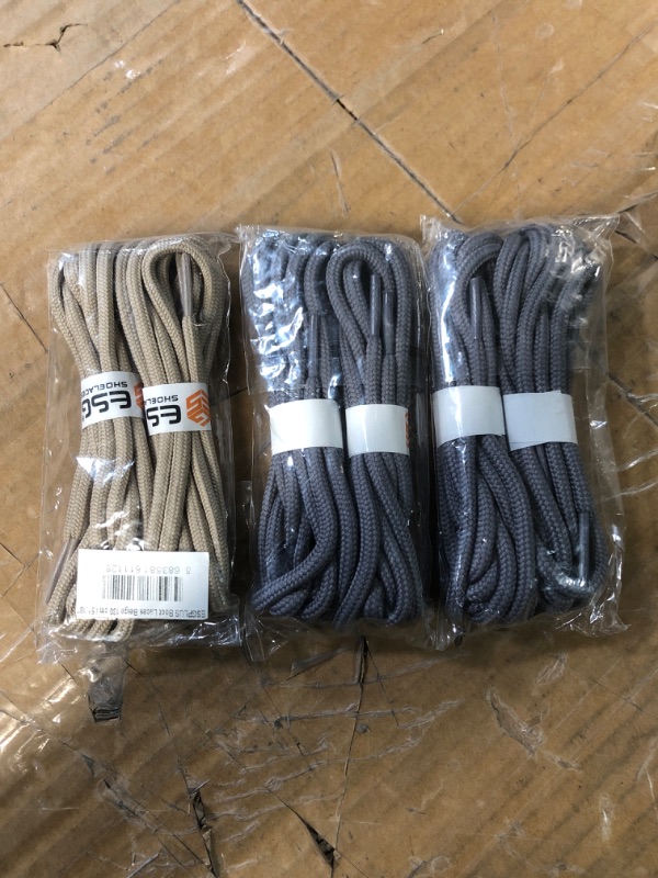 Photo 1 of ***NON-REFUNDABLE, (3 Pack)***
2 PAIR BOOT LACES