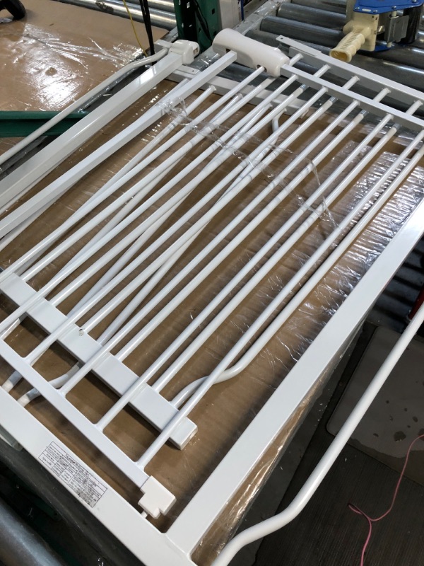 Photo 1 of *FOR PARTS ONLY*  READ NOTES
Fairy Baby Extra Wide Baby Gate for Dogs Pressure Monuted Safety Gate for Living Room, Fits 62 Inch to 67 Inch with Pressure Mounted Extention Kit, White
